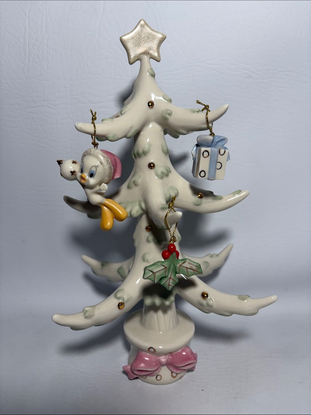 Lenox For The Holidays The Tweety Bird Christmas Tree Looney Tunes & 3 Ornaments